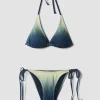BIKINI MUJER CRINKLE FADE NAVY