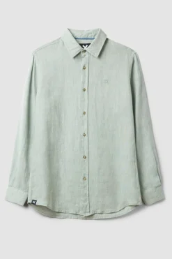 CAMISA DE LINO VERDE