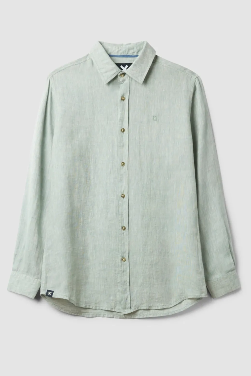 CAMISA DE LINO VERDE