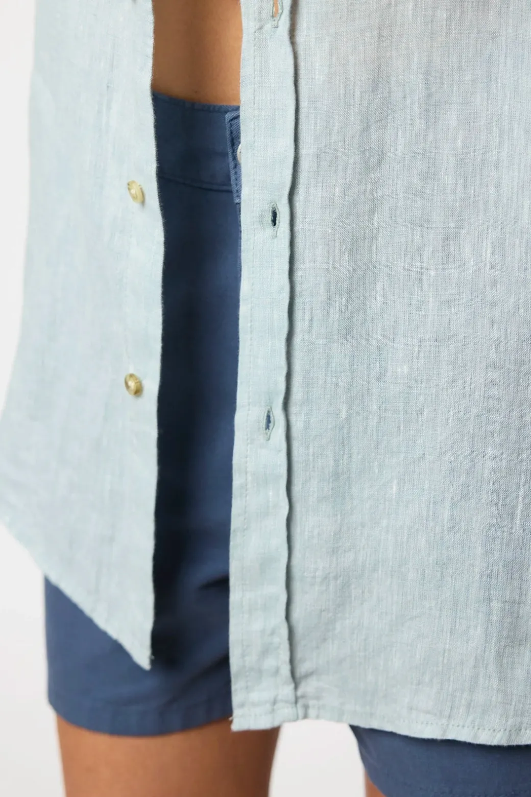 CAMISA DE LINO VERDE