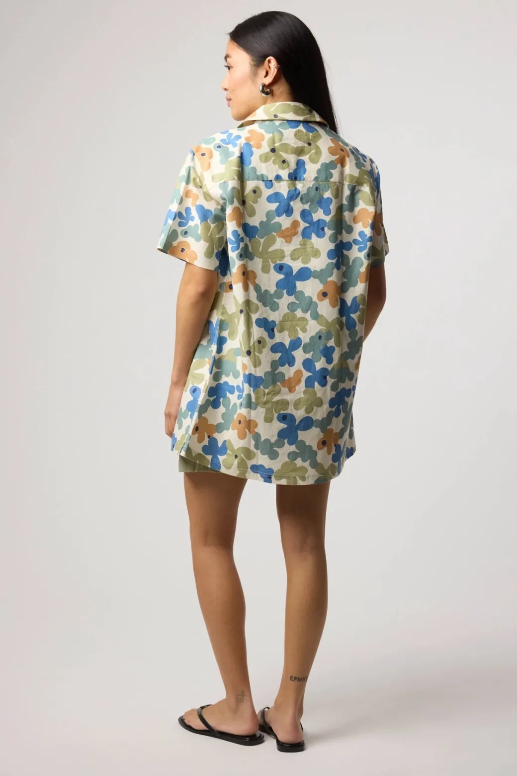 CAMISA MANGA CORTA BUBBLE SKY BLUE