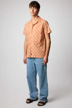 CAMISA MANGA CORTA URCHIN BRICK