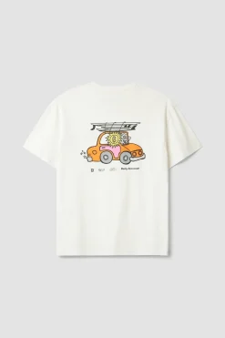 CAMISETA FORECAST BLANCO ROTO