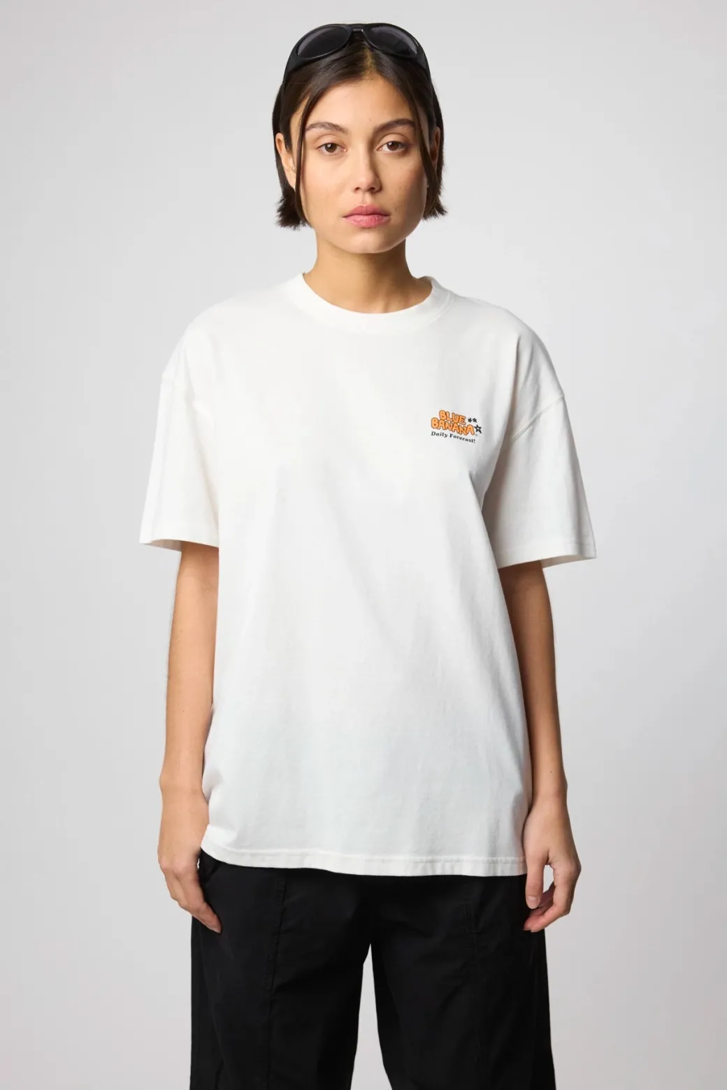 CAMISETA FORECAST BLANCO ROTO
