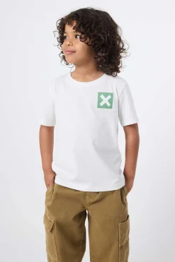 CAMISETA KIDS NATURE BLANCO ROTO