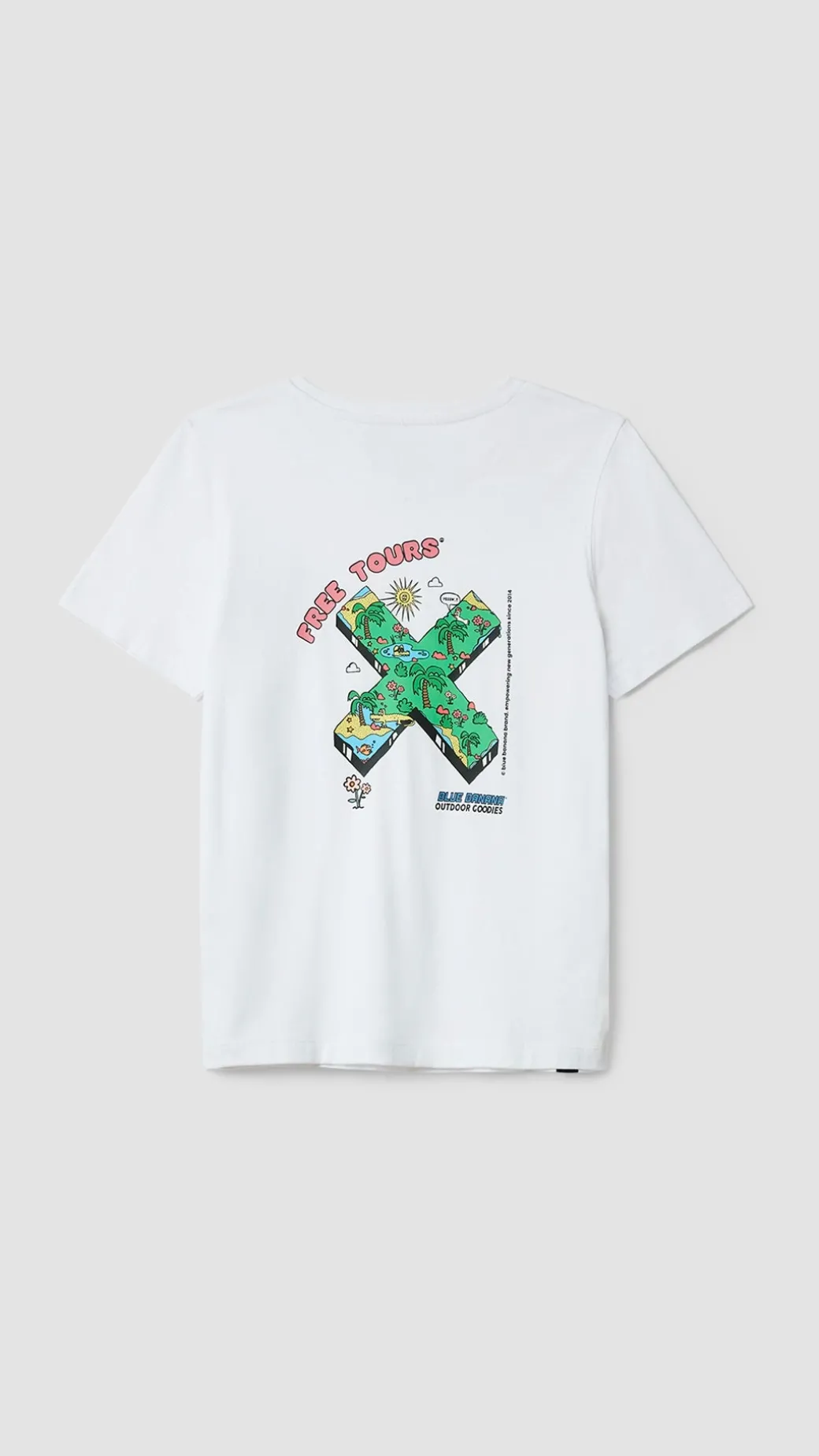 CAMISETA KIDS TOURS BLANCA