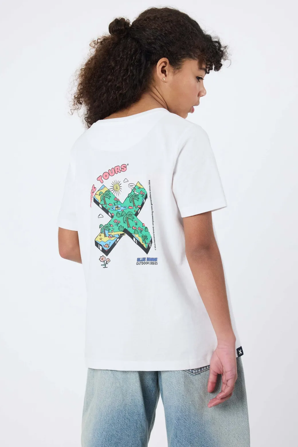 CAMISETA KIDS TOURS BLANCA