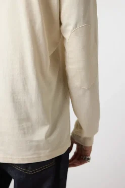 CAMISETA MANGA LARGA BASIC PREMIUM CRD BLANCO ROTO