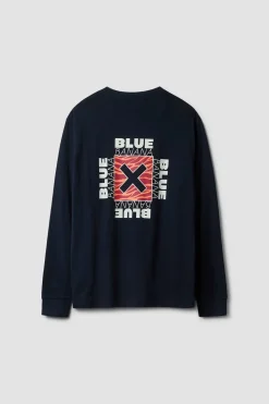 CAMISETA MANGA LARGA FOAM AZUL MARINO