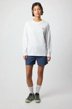 CAMISETA MANGA LARGA HEART BLANCA
