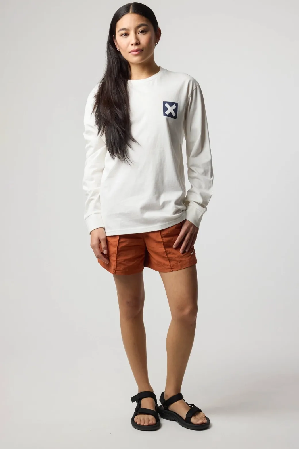 CAMISETA MANGA LARGA NATURE BLANCO ROTO