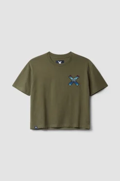 CAMISETA MUJER CLASSIC CAQUI
