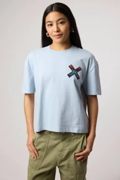 CAMISETA MUJER CLASSIC ICE BLUE