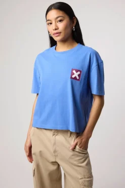 CAMISETA MUJER NATURE JAY BLUE