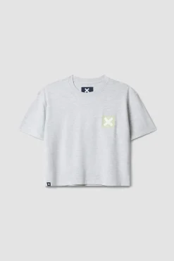 CAMISETA MUJER NATURE LIGHT GREY MELANGE