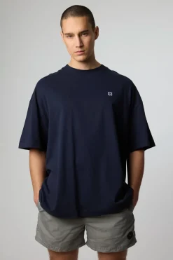 CAMISETA PATCH AZUL MARINO