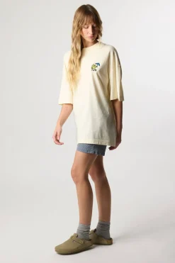 CAMISETA QUILT CREMA