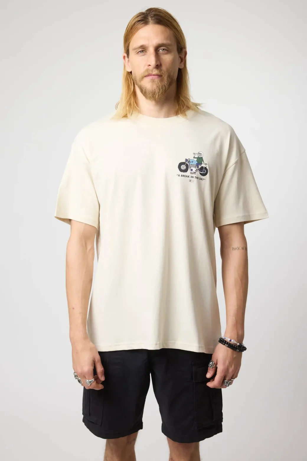 CAMISETA RIDER CRD BLANCO ROTO