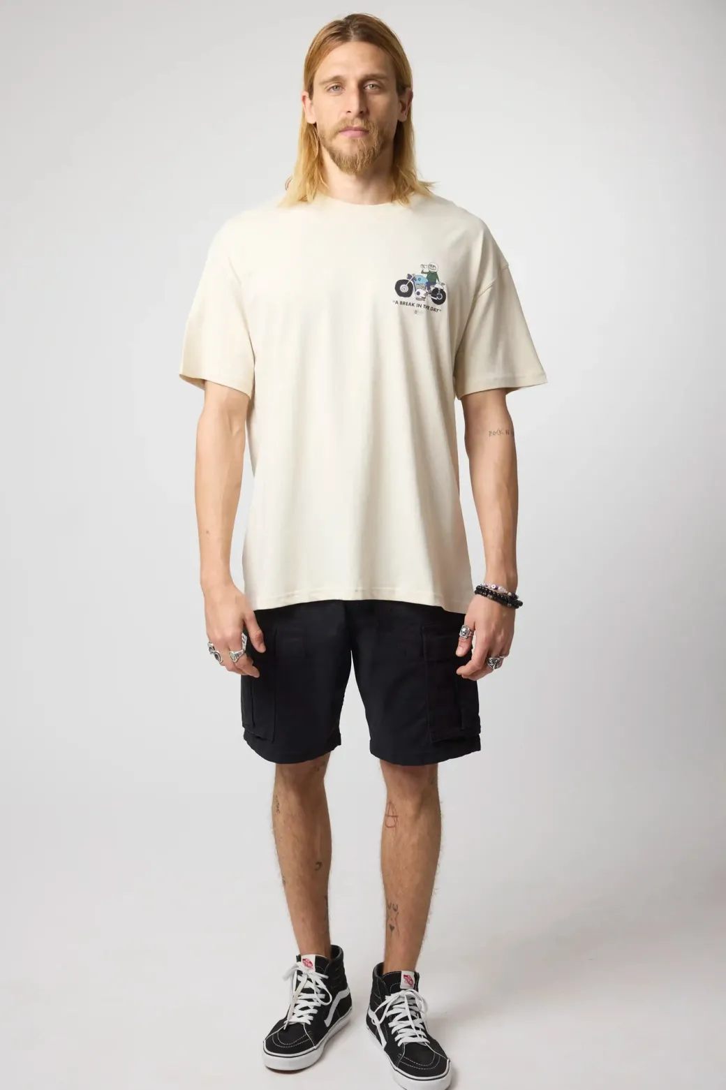 CAMISETA RIDER CRD BLANCO ROTO