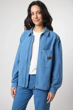 CHAQUETA ZIPPER CRD AZUL