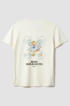 CREAM RED BULL TEE
