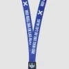 NAVY RED BULL LANYARD