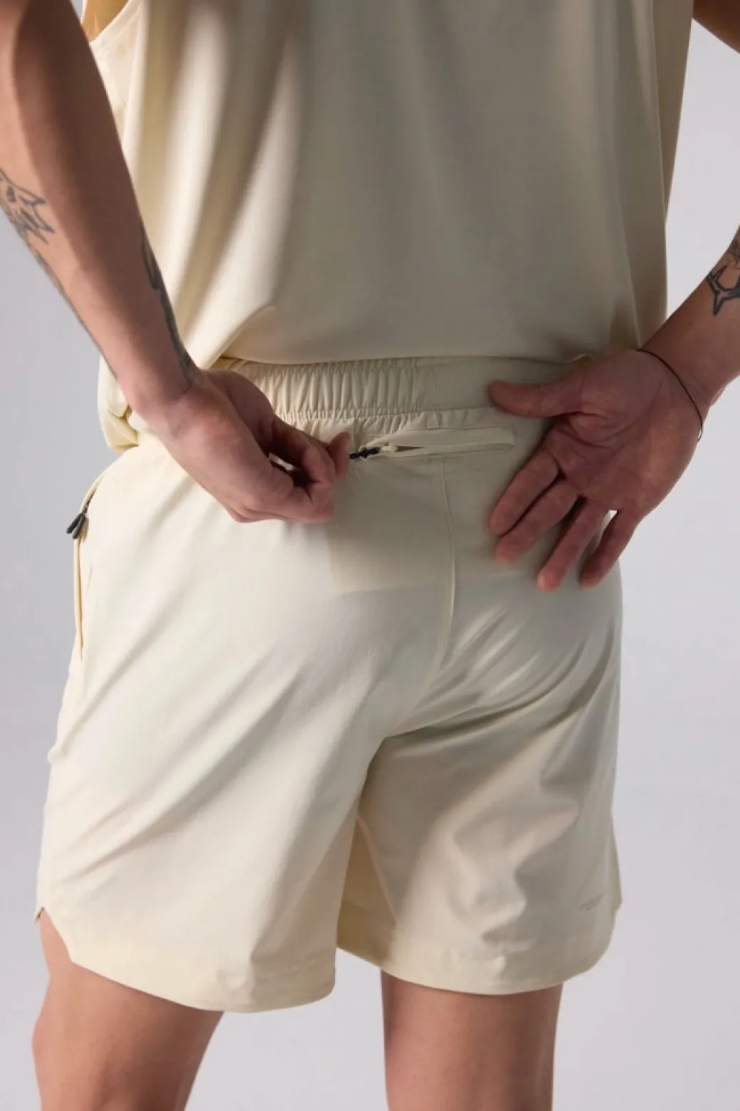 PANTALÓN CORTO ACTIVE DUSTY CREAM