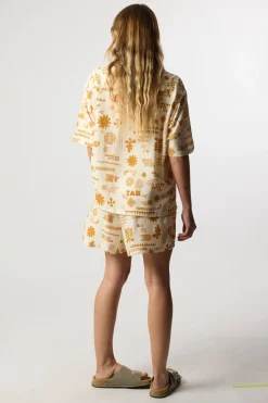 PANTALÓN CORTO MUJER TILE ECRU