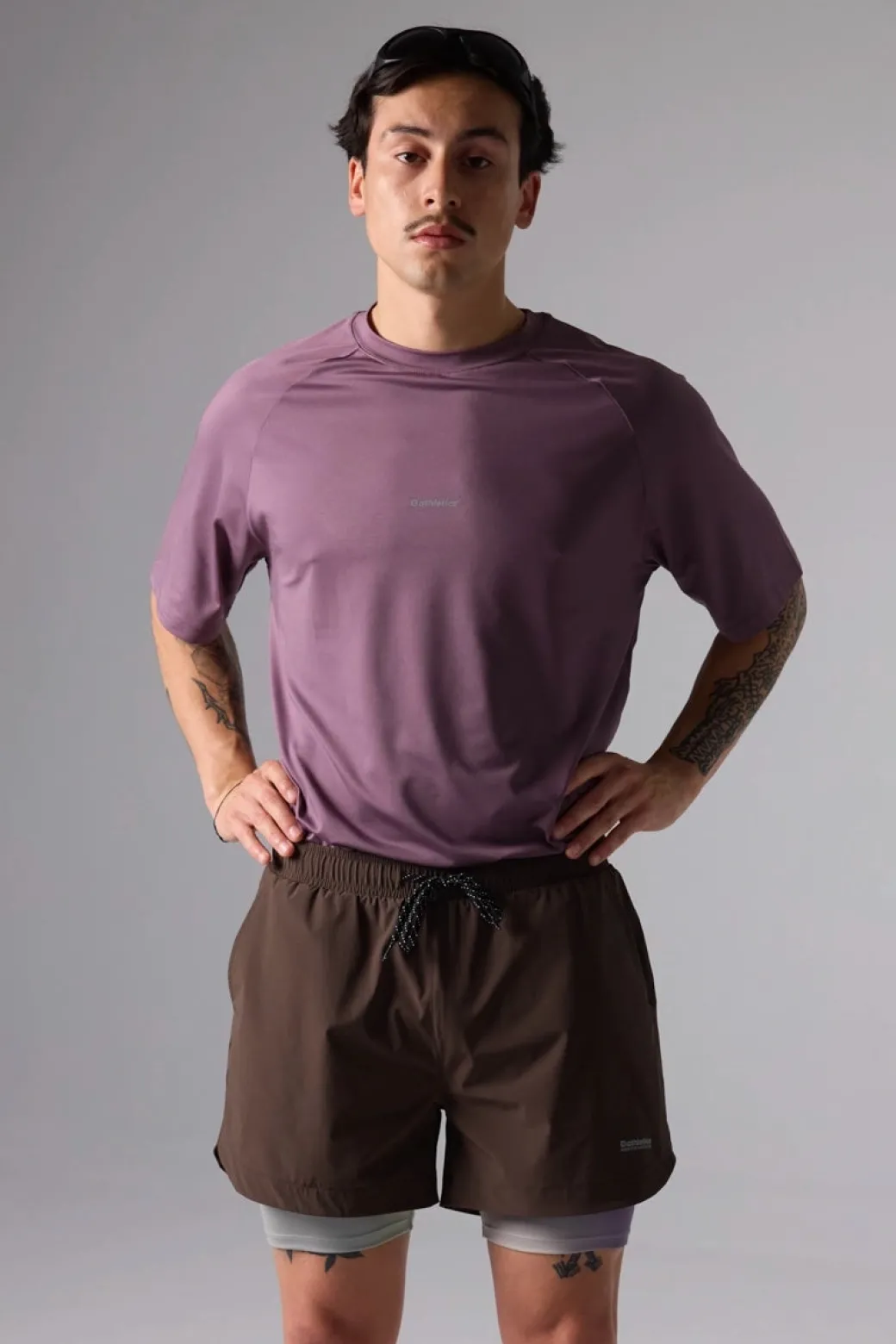 PANTALÓN CORTO TRAIL SOLID BROWN