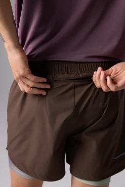 PANTALÓN CORTO TRAIL SOLID BROWN