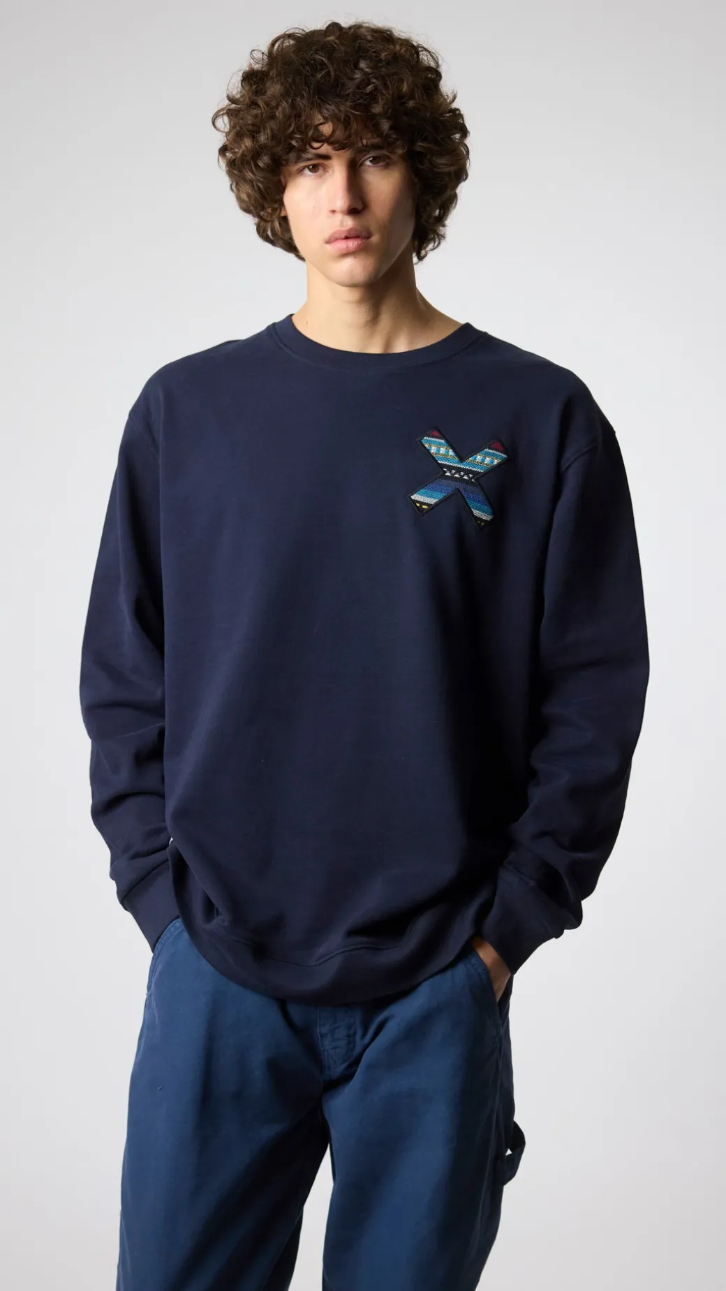 SUDADERA CLASSIC AZUL MARINO