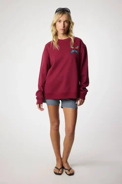 SUDADERA CLASSIC BURGUNDY