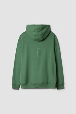 SUDADERA CON CAPUCHA BONFIRE PINE GREEN