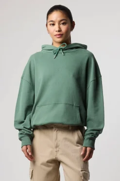 SUDADERA CON CAPUCHA BONFIRE PINE GREEN