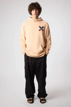SUDADERA CON CAPUCHA CLASSIC APRICOT