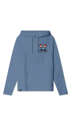 SUDADERA CON CAPUCHA CLASSIC SKY BLUE