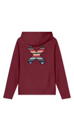 SUDADERA CON CAPUCHA CLASSIC BURGUNDY