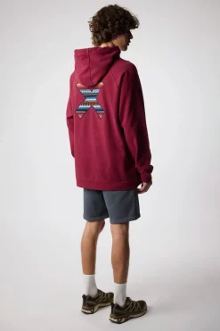 SUDADERA CON CAPUCHA CLASSIC BURGUNDY
