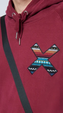 SUDADERA CON CAPUCHA CLASSIC BURGUNDY