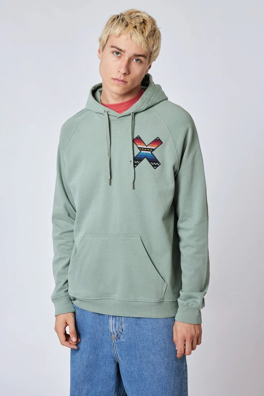 SUDADERA CON CAPUCHA CLASSIC MENTA
