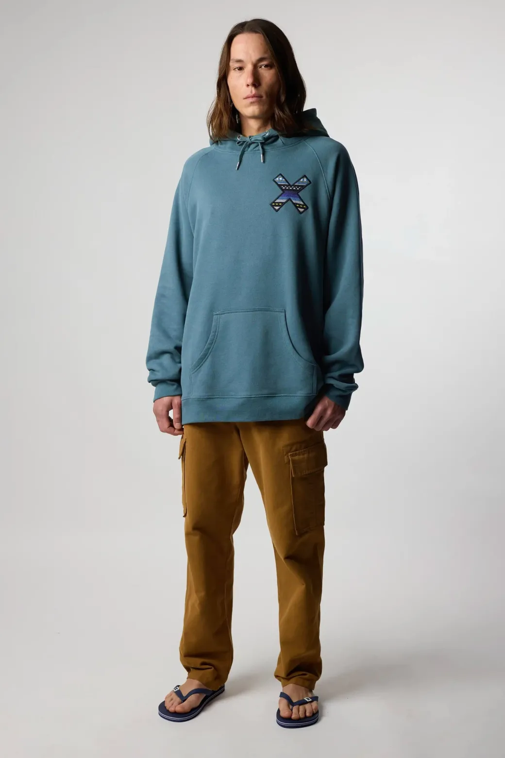 SUDADERA CON CAPUCHA CLASSIC AMAZON GREEN