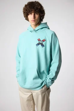 SUDADERA CON CAPUCHA CLASSIC ACQUA