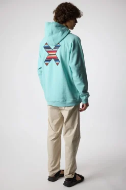 SUDADERA CON CAPUCHA CLASSIC ACQUA