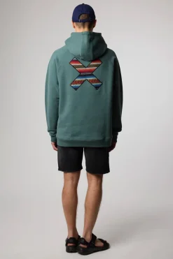 SUDADERA CON CAPUCHA CLASSIC TREKKING GREEN