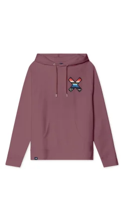 SUDADERA CON CAPUCHA CLASSIC BERRY