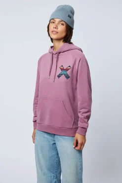 SUDADERA CON CAPUCHA CLASSIC BERRY