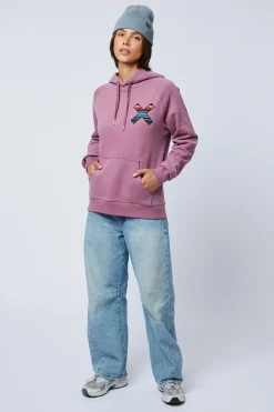 SUDADERA CON CAPUCHA CLASSIC BERRY