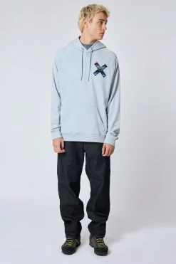 SUDADERA CON CAPUCHA CLASSIC ICE BLUE