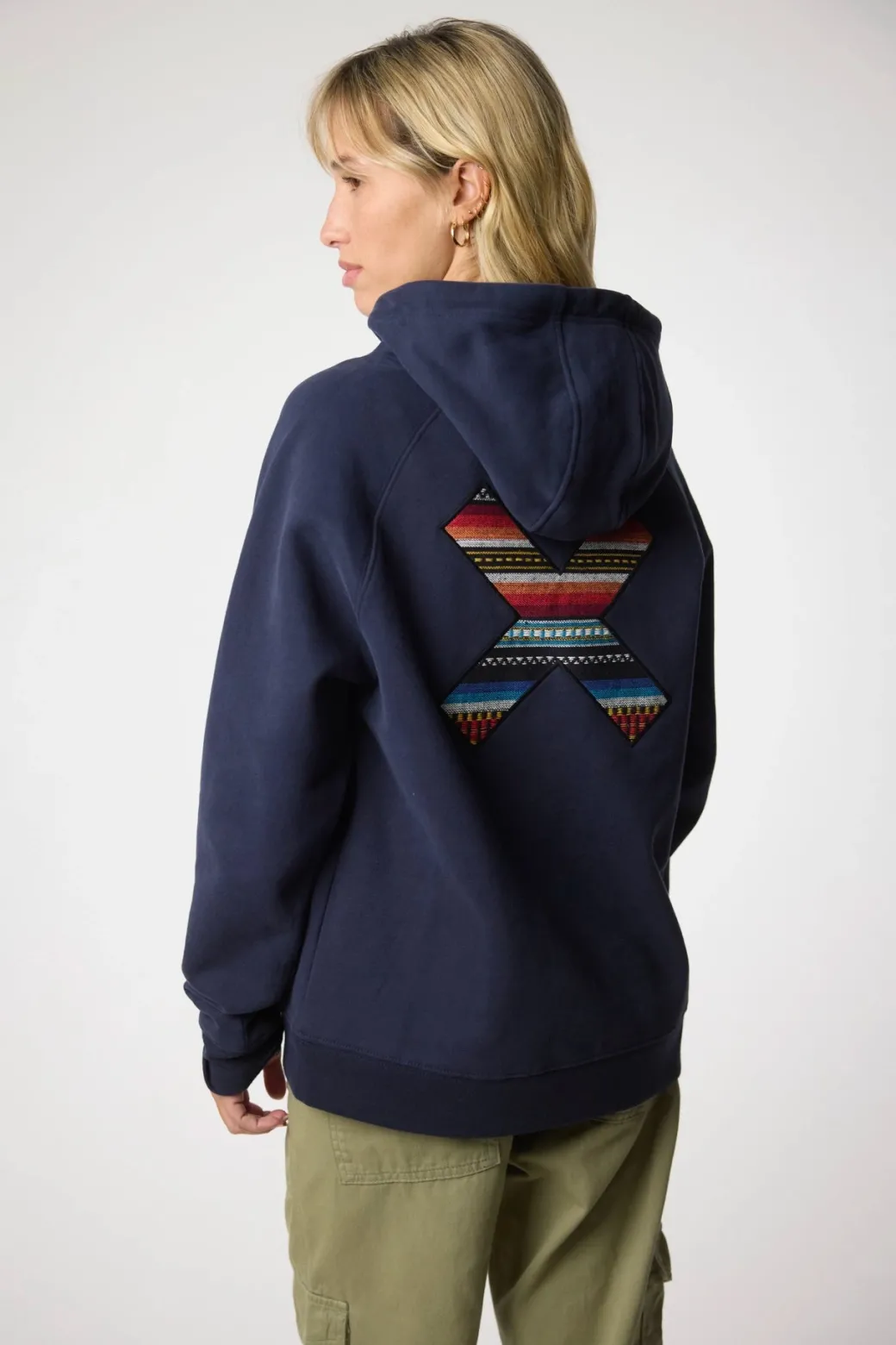 SUDADERA CON CAPUCHA CLASSIC AZUL MARINO