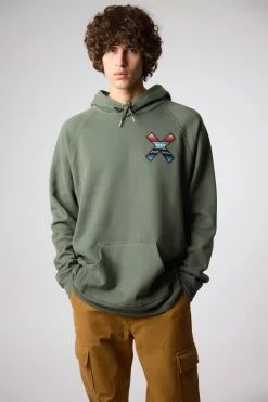 SUDADERA CON CAPUCHA CLASSIC CAQUI